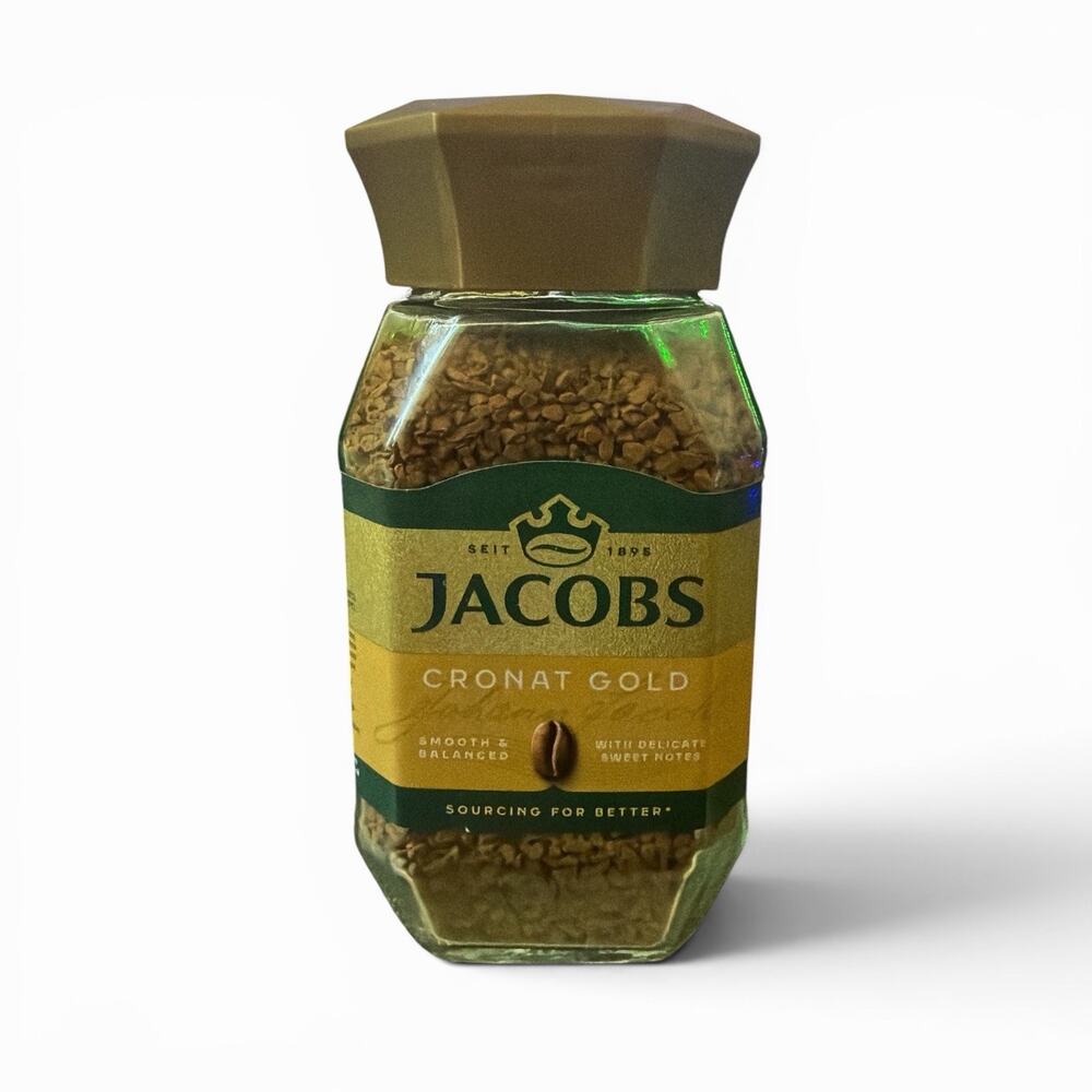 JACOBS CRONAT GOLD Smooth & Balanced Instant Coffee Jar 100g 3.5oz